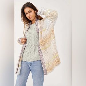 Free People Pastel Knit Cardigan